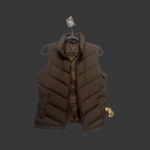 Brown Puffer Vest (S/M)